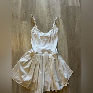 Aerie White Flowy Tennis Dress